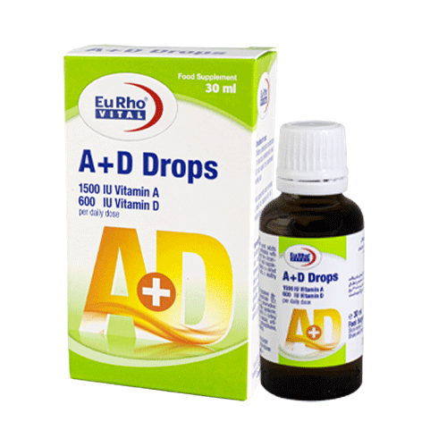 قطره خوراکی A+D یوروویتال  A+D EURHO VITAL