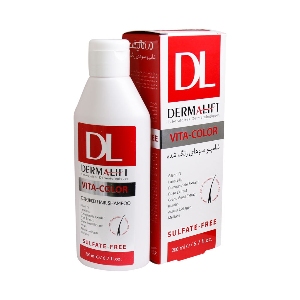شامپو موهای رنگ شده درمالیفت DERMALIFT VITA-COLOR