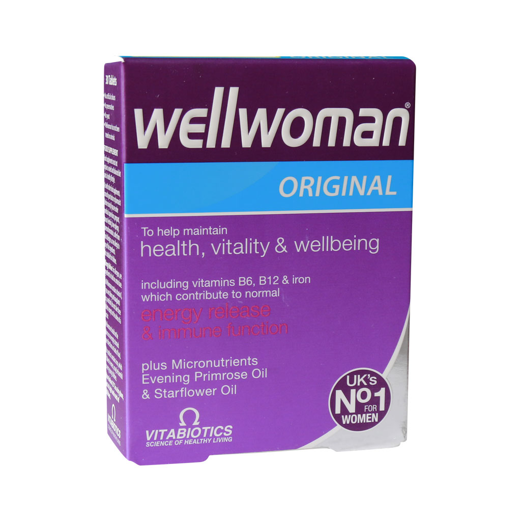 کپسول ول وومن اورجینال ویتابیوتیکس مخصوص خانم ها WELL WOMAN  VITABIOTICS