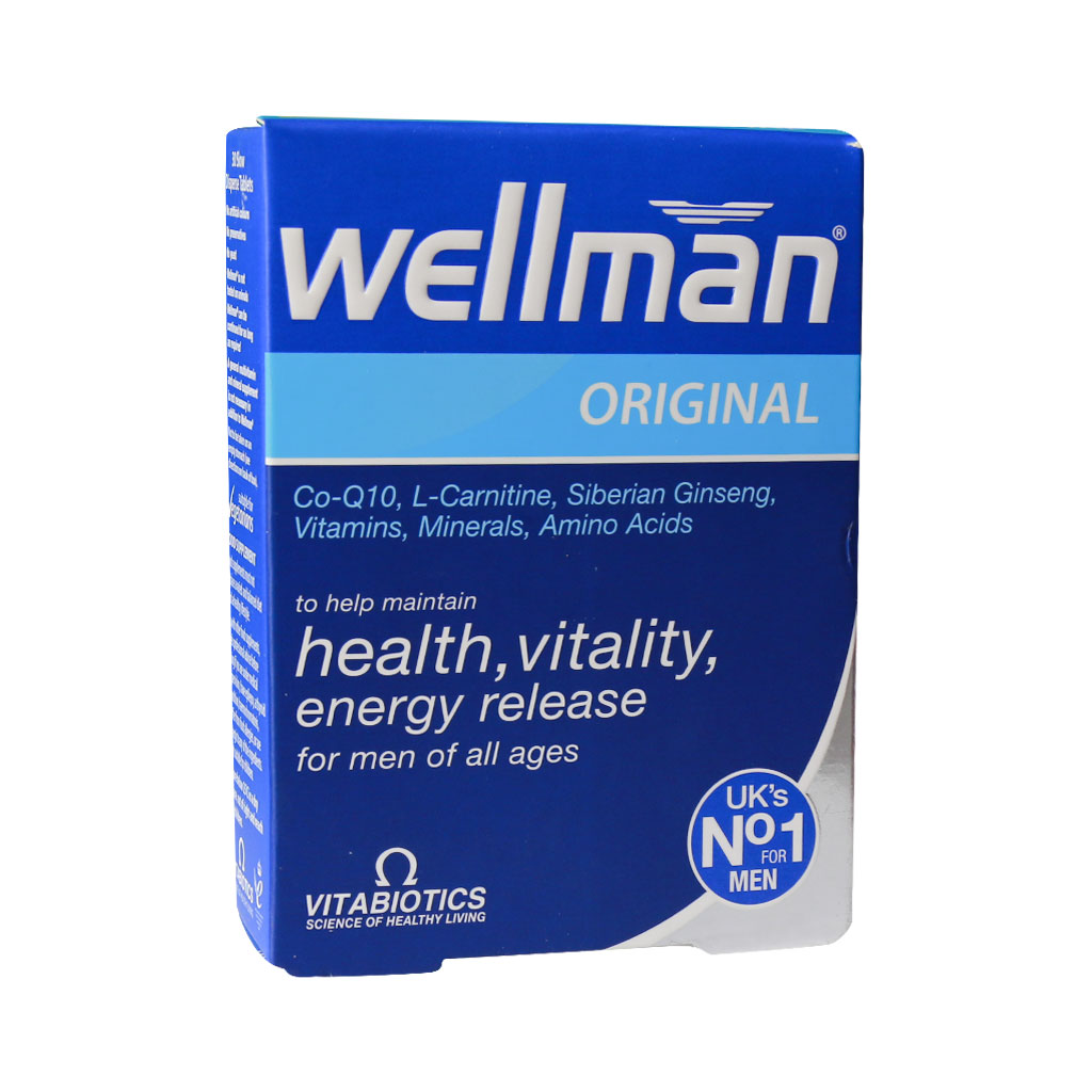 قرص ول من اورجینال ویتابیوتیکس مخصوص آقایان WELLMAN ORIGINAL VITABIOTICS