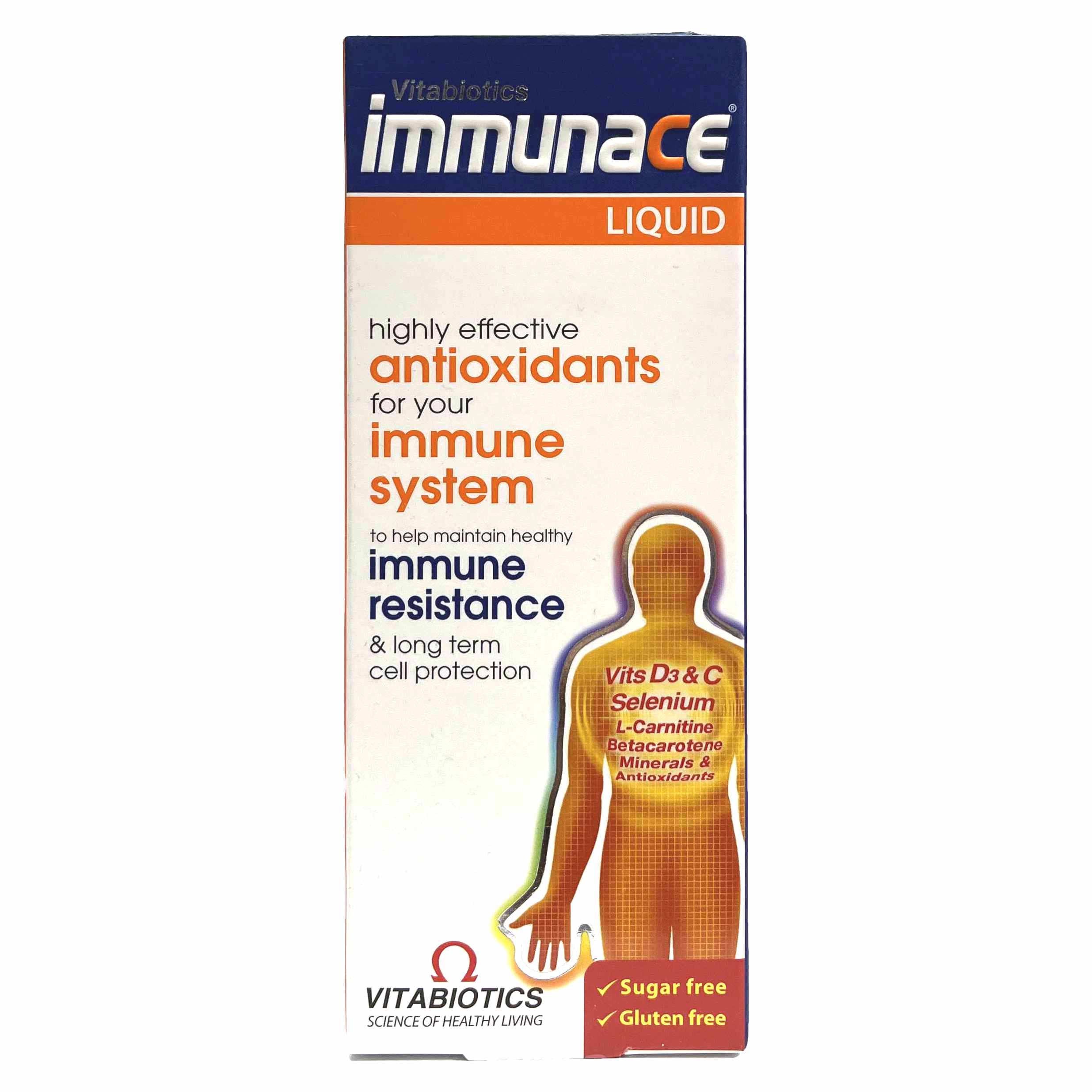 شربت ایمیونس ویتابیوتیکس IMMUNACE LIQUID VITABIOTICS
