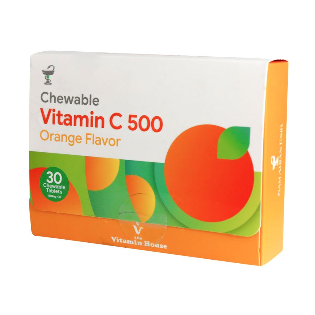 قرص جویدنی ویتامین ث ویتامین لایف CHEWABLE VITAMIN C VITAMIN LIFE