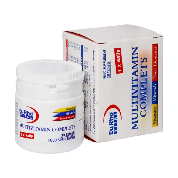 قرص مولتی ویتامین کامپلت یوروویتال MULTIVITAMIN COMPLETS EURHO VITAL