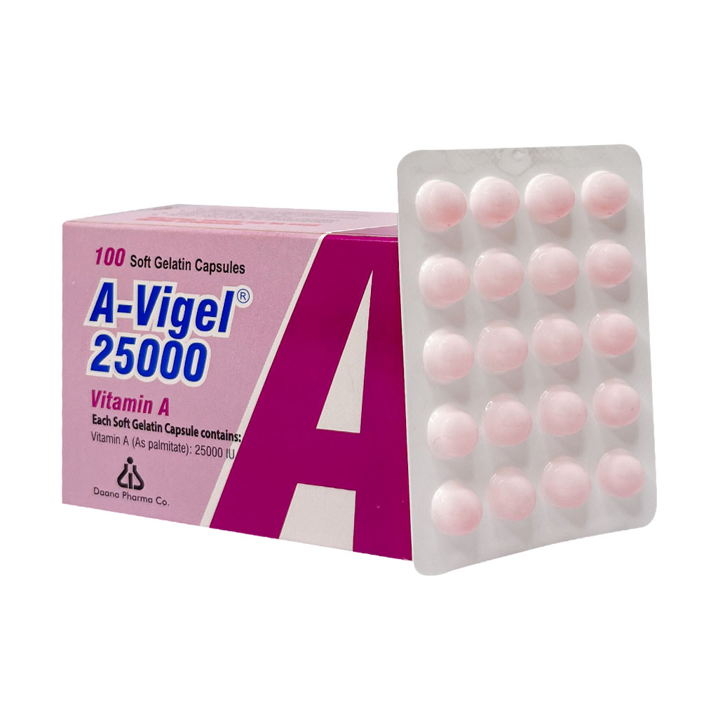 قرص ویتامین آ 25000 دانا VITAMIN A 25000 DANNA