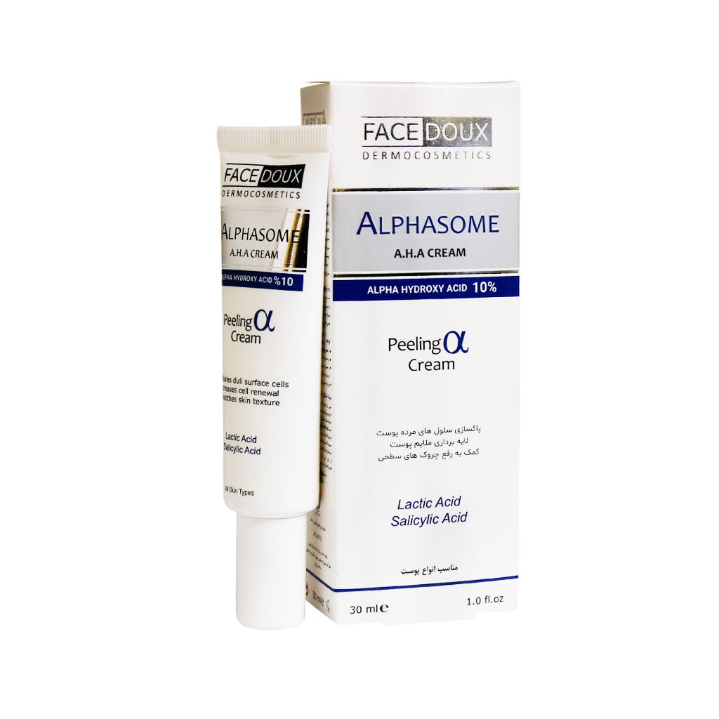 کرم لایه بردار 10درصد فیس دوکس ALPHASOME A.H.A CREAM ALPHA FACEDOUX