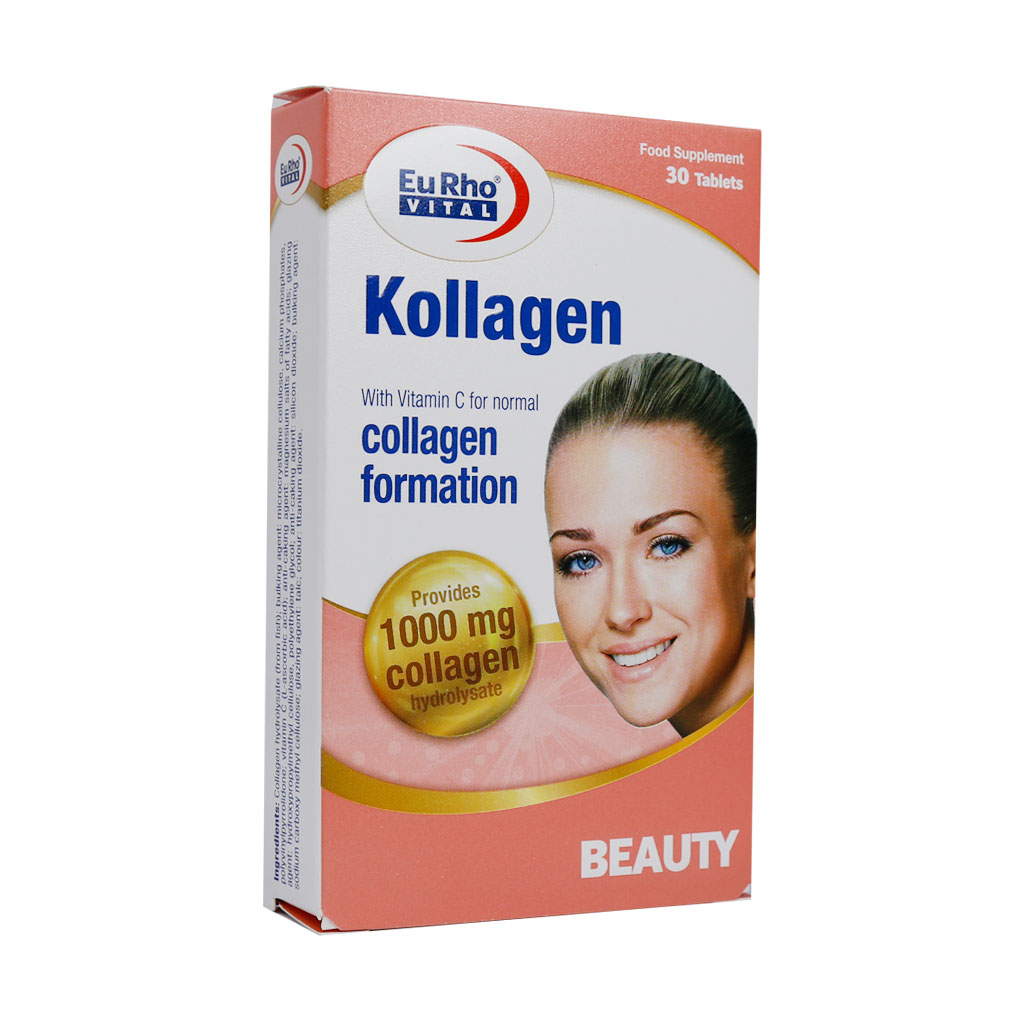 قرص کلاژن یوروویتال KOLLAGEN 1000MG  EURHO VITAL