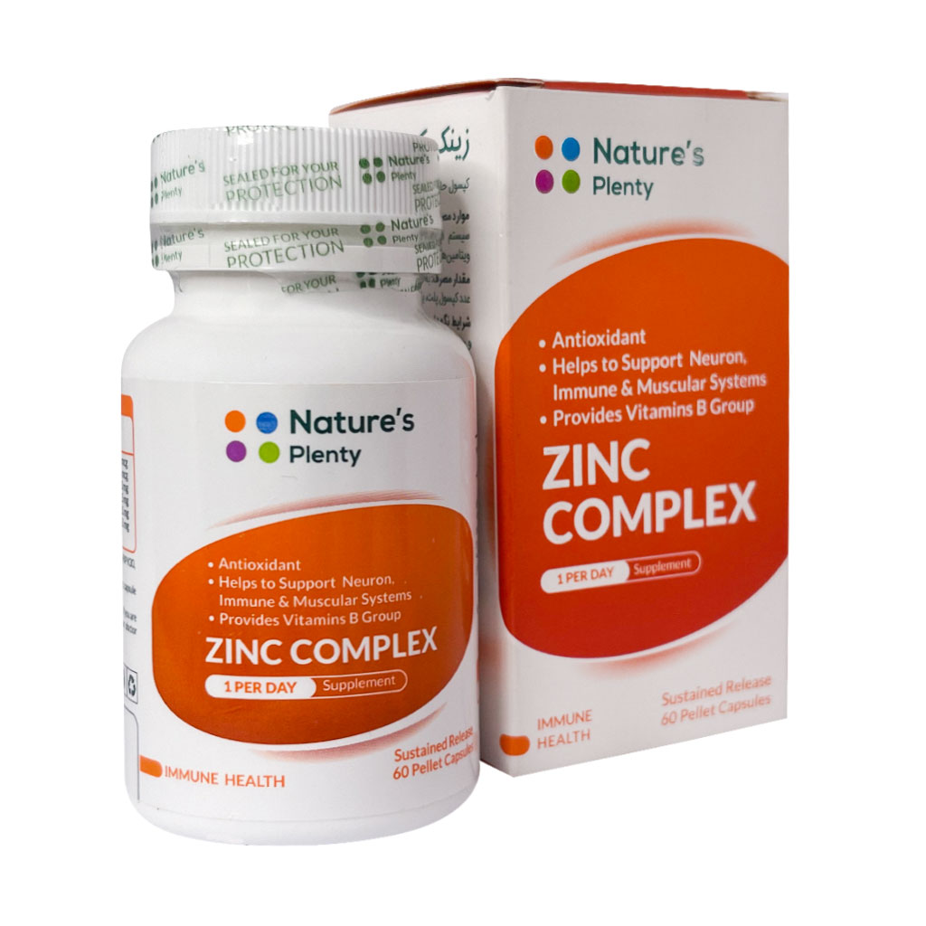 کپسول زینک کمپلکس نیچرز پلنتی ZINC COMPLEX NATURES PLENTY