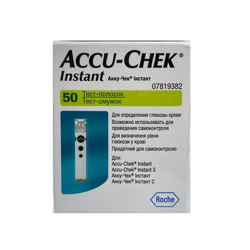نوار تست قند خون آکیو چک اینستنت ACCU-CHEK INSETANT