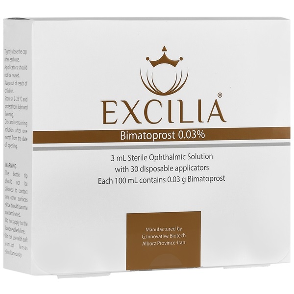 محلول تقویت کننده و محرک رشد مژه اکسیلیا EXCILIA