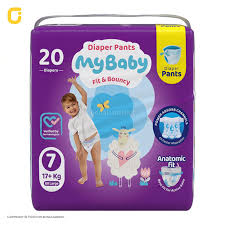 مای بی بی 7 20 عددی شورتی  7 MY BABY DIAPER PANTS