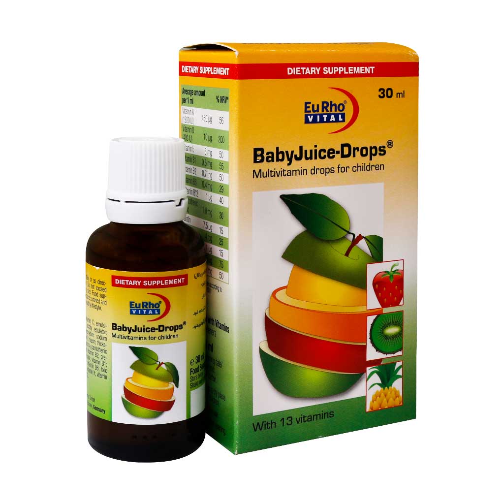 قطره خوراکی بیبی جویس یوروویتال BABY JUICE EURHO VITAL