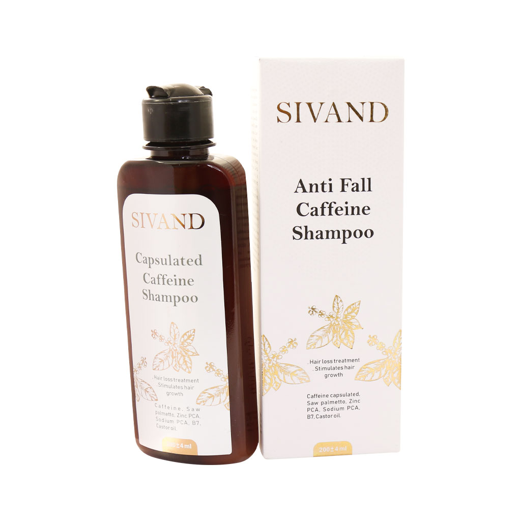 شامپو کافئین و عصاره گیاه سائوپالمتو سیوند ANTI HAIR FALL CAFFEINE SIVAND