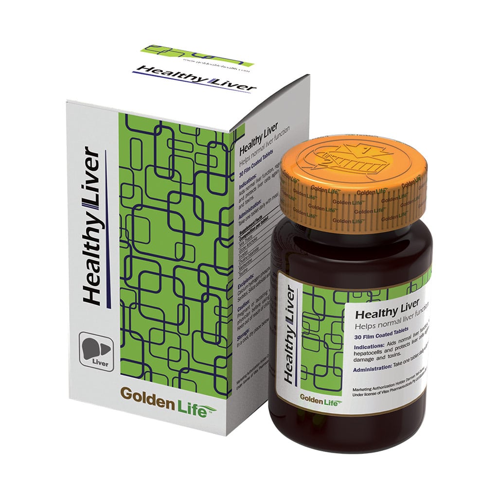قرص هلسی لیور گلدن لایف HEALTHY LIVER GOLDEN LIFE